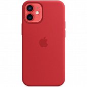 Накладка Silicone Case Original iPhone 12 mini (36) Красная Роза - фото, изображение, картинка