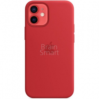Накладка Silicone Case Original iPhone 12 mini (36) Красная Роза - фото, изображение, картинка