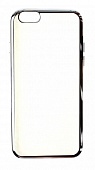 Накладка силиконовая UMi с окантовкой iPhone 6 Серебряный
