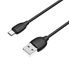 USB кабель Micro Borofone BX19 2,4A (1м) Черный* - фото, изображение, картинка