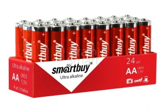 Эл. питания SMARTBUY LR6 (24 шт/коробка) Ultra alkaline - фото, изображение, картинка