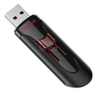 USB 3.0 Флеш-накопитель 32GB Sandisk Cruzer Glide Чёрный* - фото, изображение, картинка