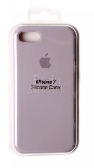 Накладка Silicone Case Original iPhone 7/8/SE (10) Светло-Серый - фото, изображение, картинка