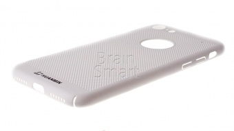Накладка пластиковая UMI перфорированая Soft Touch iPhone 7/8/SE Белый - фото, изображение, картинка