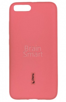 Накладка силиконовая Cherry Soft touch Xiaomi Mi 6 Розовый - фото, изображение, картинка