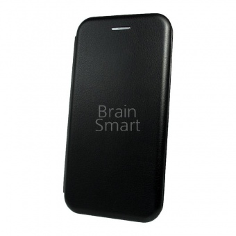 Книжка кожа Brauffen iPhone 6/6S Черный тех.упак - фото, изображение, картинка