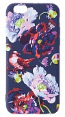 Накладка силиконовая Luxo фосфорная iPhone 6 Цветы/Птица F9