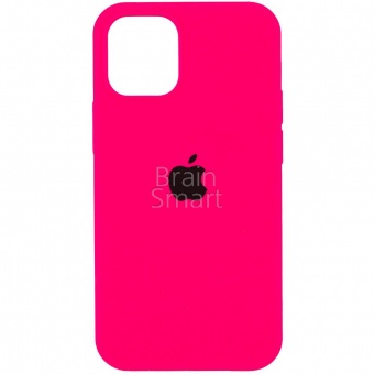 Накладка Silicone Case Original iPhone 12 mini (47) Ярко-Розовый - фото, изображение, картинка