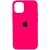 Накладка Silicone Case Original iPhone 12 mini (47) Ярко-Розовый - фото, изображение, картинка