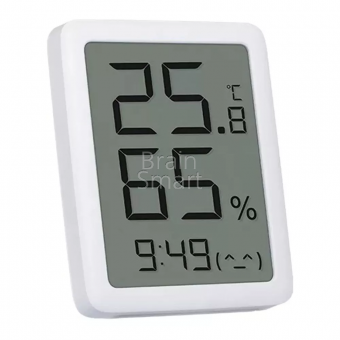Метеостанция-Часы Xiaomi Miaomiaoce Smart Hygrometer (MHO-C601) Белый* - фото, изображение, картинка
