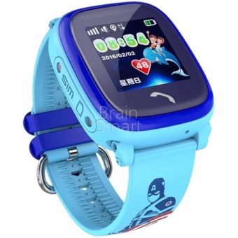 Умные часы Smart Baby Watch DF25 (влагозащита IP67/LBS GPS) Голубой - фото, изображение, картинка