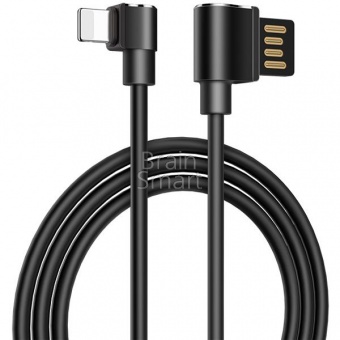 USB кабель Lightning HOCO U37 Long Roam (0,6м) Черный - фото, изображение, картинка