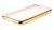 Накладка силиконовая с крашенными бортами iPhone 7/8 Золотой - фото, изображение, картинка