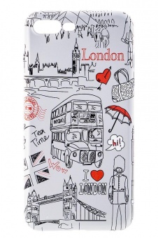Накладка силиконовая Umku iPhone 7 Plus/8 Plus Лондон (6) - фото, изображение, картинка