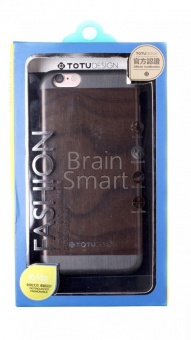 Накладка силиконовая Totudesign iPhone 6 под дерево - фото, изображение, картинка