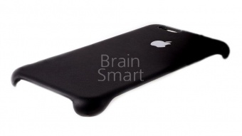 Накладка пластиковая Back Cover под кожу iPhone 6 Черный - фото, изображение, картинка