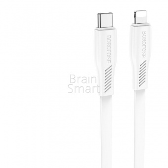 Кабель USB-C to Lightning Borofone BX85 PD20W/3,0A (1м) Белый* - фото, изображение, картинка