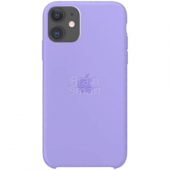 Накладка Silicone Case Original iPhone 11 (41) Светло-Фиолетовый - фото, изображение, картинка