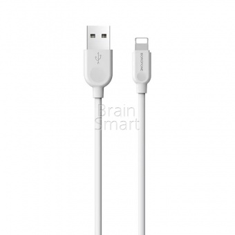 USB кабель Lightning Borofone BX14 2.4A (1м) Белый* - фото, изображение, картинка