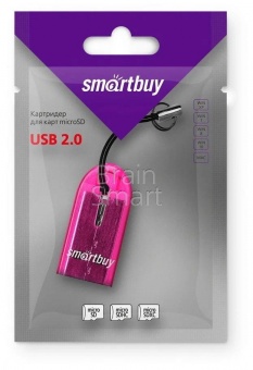 Картридер Smartbuy SBR-710-F (micro SD) Фиолетовый* - фото, изображение, картинка
