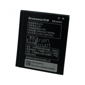 Аккумуляторная батарея Lenovo BL212 (S898T/S580/A758E/A858/A620/A628T/A708T) тех.упак - фото, изображение, картинка