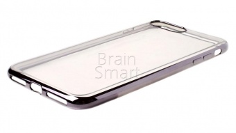 Накладка силиконовая UMi с окантовкой iPhone 7 Plus/8 Plus Черный - фото, изображение, картинка