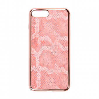 Накладка силиконовая Oucase Dimon Series iPhone 7 Plus/8 Plus Розовый - фото, изображение, картинка