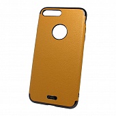 Накладка силиконовая J-Case Jack Series под кожу с магнитом iPhone 7 Plus/8 Plus Коричневый