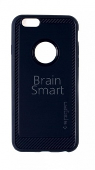 Накладка силиконовая SPG с карбоновой вставкой iPhone 6 Серый - фото, изображение, картинка