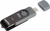 USB 3.1 Флеш-накопитель 256GB SmartBuy Twist Dual Type-C/Type-A OTG Серый* - фото, изображение, картинка