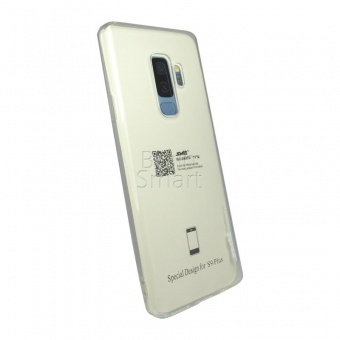 Накладка силиконовая SMTT Simeitu Soft touch Samsung S9 Plus Прозрачный - фото, изображение, картинка