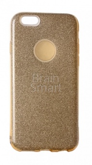 Накладка силиконовая Shine Блестящая iPhone 6/6S Золотой - фото, изображение, картинка