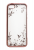 Накладка силиконовая со стразами Цветы с бабочкой Iphone 5/5S/SE Розовый - фото, изображение, картинка