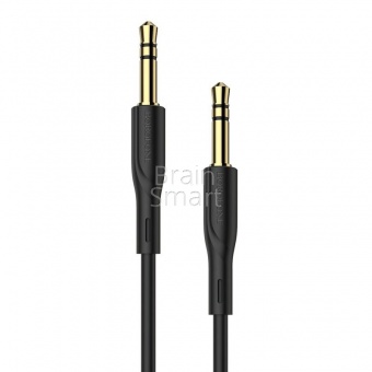 AUX кабель Borofone BL1 (1м) Черный* - фото, изображение, картинка