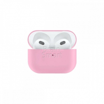 Чехол Silicone case для Apple Airpods 3 Розовый - фото, изображение, картинка