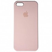 Накладка Silicone Case Original iPhone 5/5S/SE (19) Нежно-Розовый - фото, изображение, картинка