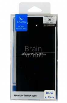 Накладка силиконовая Cherry Soft touch Xiaomi Mi 5S Черный - фото, изображение, картинка