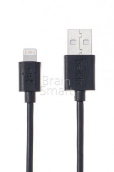 USB кабель Lightning Belkin тех.упак (1,2м) Черный - фото, изображение, картинка