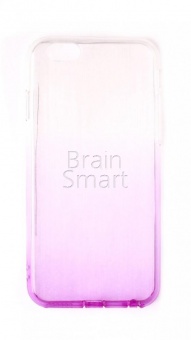 Накладка силиконовая с отливом iPhone 6 Фиолетовый - фото, изображение, картинка