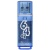 USB 2.0 Флеш-накопитель 64GB SmartBuy Glossy Синий* - фото, изображение, картинка