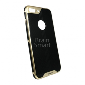 Накладка противоударная iPaky Yuyan iPhone 7 Plus/8 Plus Черный/Золотой - фото, изображение, картинка