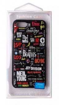 Накладка пластиковая Soft touch с рисунком iPhone 7/8 Rock - фото, изображение, картинка