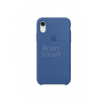 Накладка Silicone Case Original iPhone XR  (3) Светло-Синий - фото, изображение, картинка