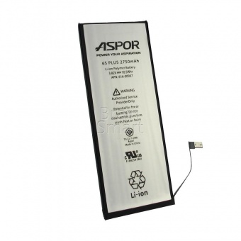Аккумуляторная батарея Aspor iPhone 6S Plus (2750 mAh) - фото, изображение, картинка