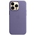 Накладка Magsafe Leather Case iPhone 14 Pro Max Глициния Сиреневый* - фото, изображение, картинка