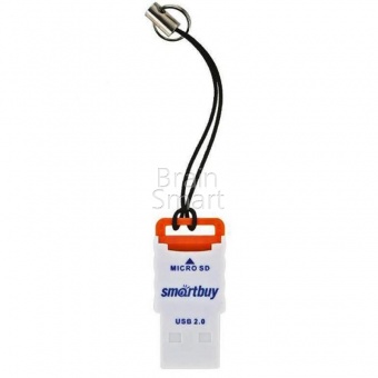 USB-картридер SmartBuy 707 (microSD) Оранжевый - фото, изображение, картинка