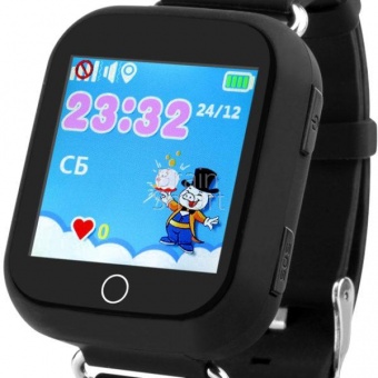 Умные часы Smart Baby Watch GW200/Q750/Q100 Черный - фото, изображение, картинка