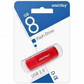 USB 2.0 Флеш-накопитель 8GB SmartBuy Scout Красный* - фото, изображение, картинка