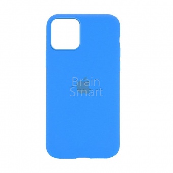 Накладка Silicone Case Original iPhone 12 Pro Max (16) Голубой - фото, изображение, картинка