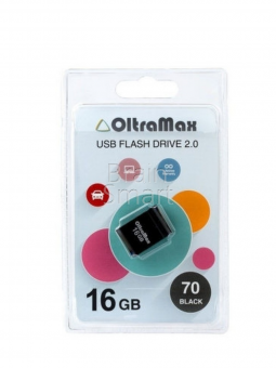 USB 2.0 Флеш-накопитель 16GB OltraMax 70 Черный* - фото, изображение, картинка